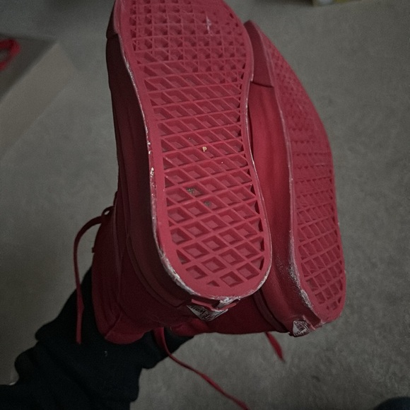 Red Hi-Top Vans - Picture 2 of 2